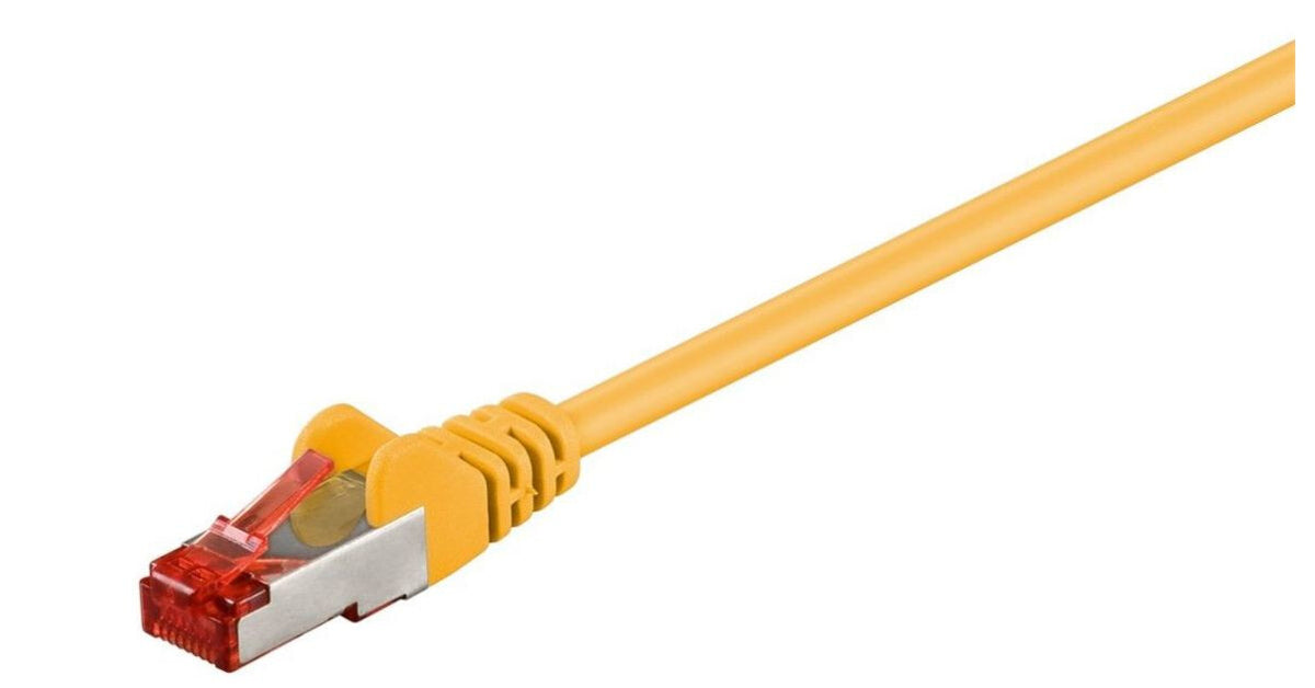 Microconnect SSTP650Y networking cable Yellow 50 m Cat6 S/FTP (S-STP) Round