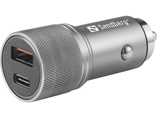 Sandberg Car Charger 1xQC3.0+1xUSBC 48W