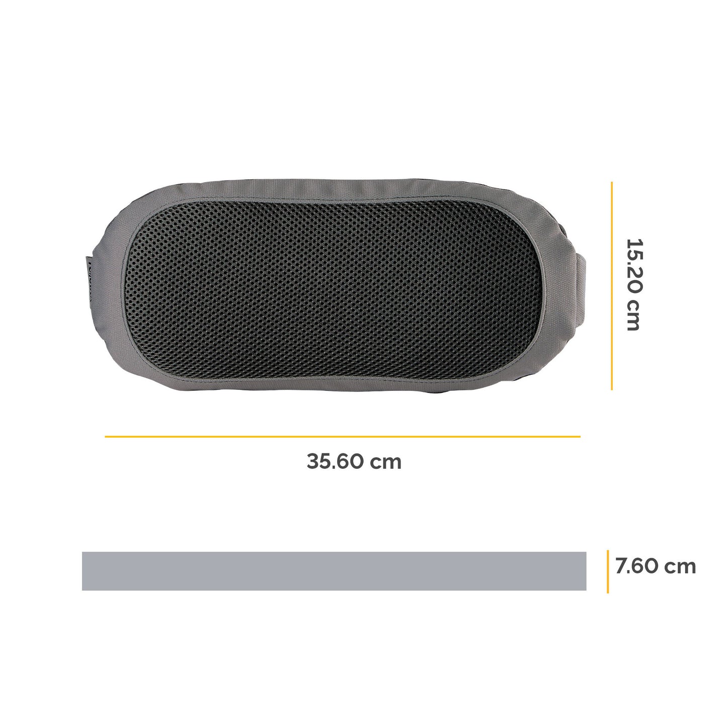 Fellowes I-Spire Series Black, Grey Seat & Back cushion
