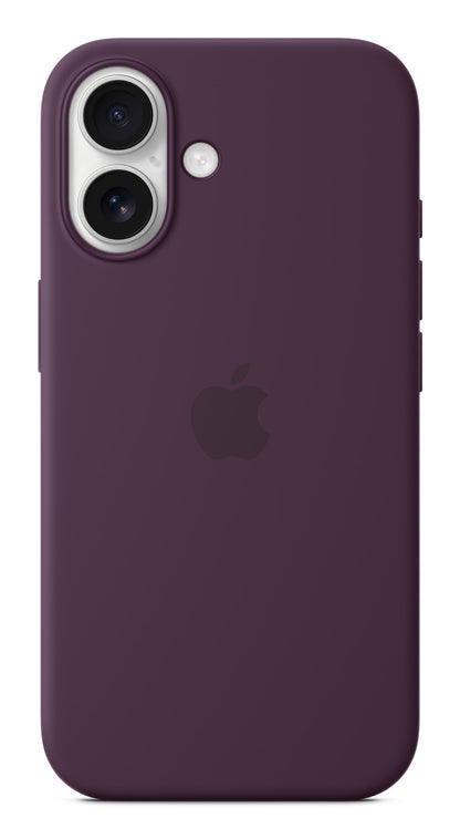 Apple iPhone 16 Silicone Case with MagSafe - Plum