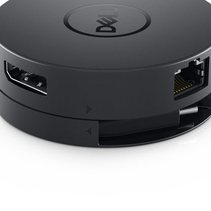 DELL Mobile Adapter DA300 Wired USB 3.2 Gen 2 (3.1 Gen 2) Type-C Black