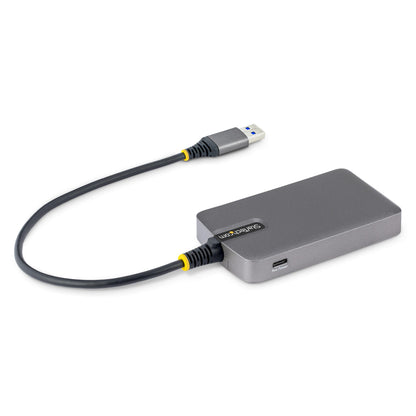StarTech.com 4-Port USB-A Hub, 5Gbps, Bus Powered, USB-A to 4x USB-A Hub with USB-C Auxiliary Power Input, 1ft/30cm Host Cable, Portable Desktop/Laptop USB Hub