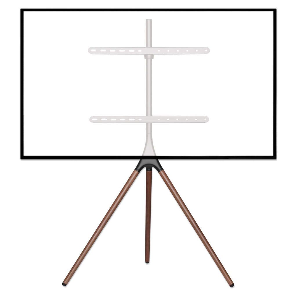 Manhattan Tripod Floor Mount for TV & Monitors, Stand Assembly, For screens: 37" to 65", VESA compatability: all between 200x200 to 600x400mm - check the dimensions of the four mounting holes on back of screen to ensure it fits, Max 32kg, Black, LFD, Brac