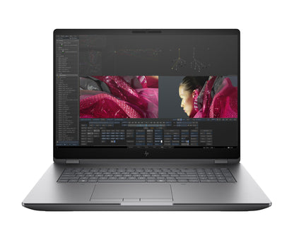 HP ZBook Fury G1i Data Science Intel Core Ultra 7 255HX Mobile workstation 45.7 cm (18") WQXGA 32 GB DDR5-SDRAM 1 TB SSD NVIDIA RTX PRO 2000 Blackwell Wi-Fi 7 (802.11be) Windows 11 Pro AI Workstation, AI PC Silver
