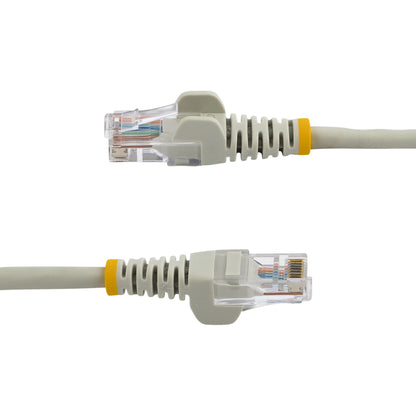 StarTech.com Cat5e Patch Cable with Snagless RJ45 Connectors - 1m, Gray