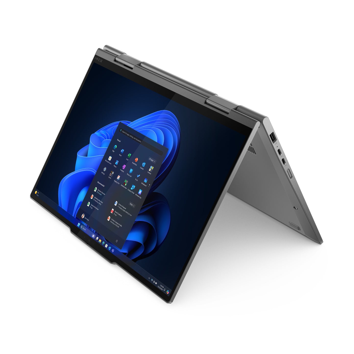 Lenovo ThinkPad X1 2-in-1 Gen 10 Aura Edition Copilot+ PC Intel Core Ultra 7 258V Hybrid (2-in-1) 35.6 cm (14") Touchscreen WUXGA 32 GB LPDDR5x-SDRAM 1 TB SSD Wi-Fi 7 (802.11be) Windows 11 Pro UK English Grey