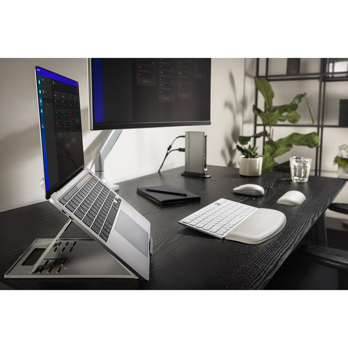 Kensington SmartFit Easy Riser Go Adjustable Ergonomic Laptop Riser and Cooling Stand for Laptops up to 14"