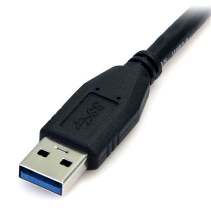 StarTech.com 0.5m (1.5ft) Black SuperSpeed USB 3.0 Cable A to Micro B - M/M