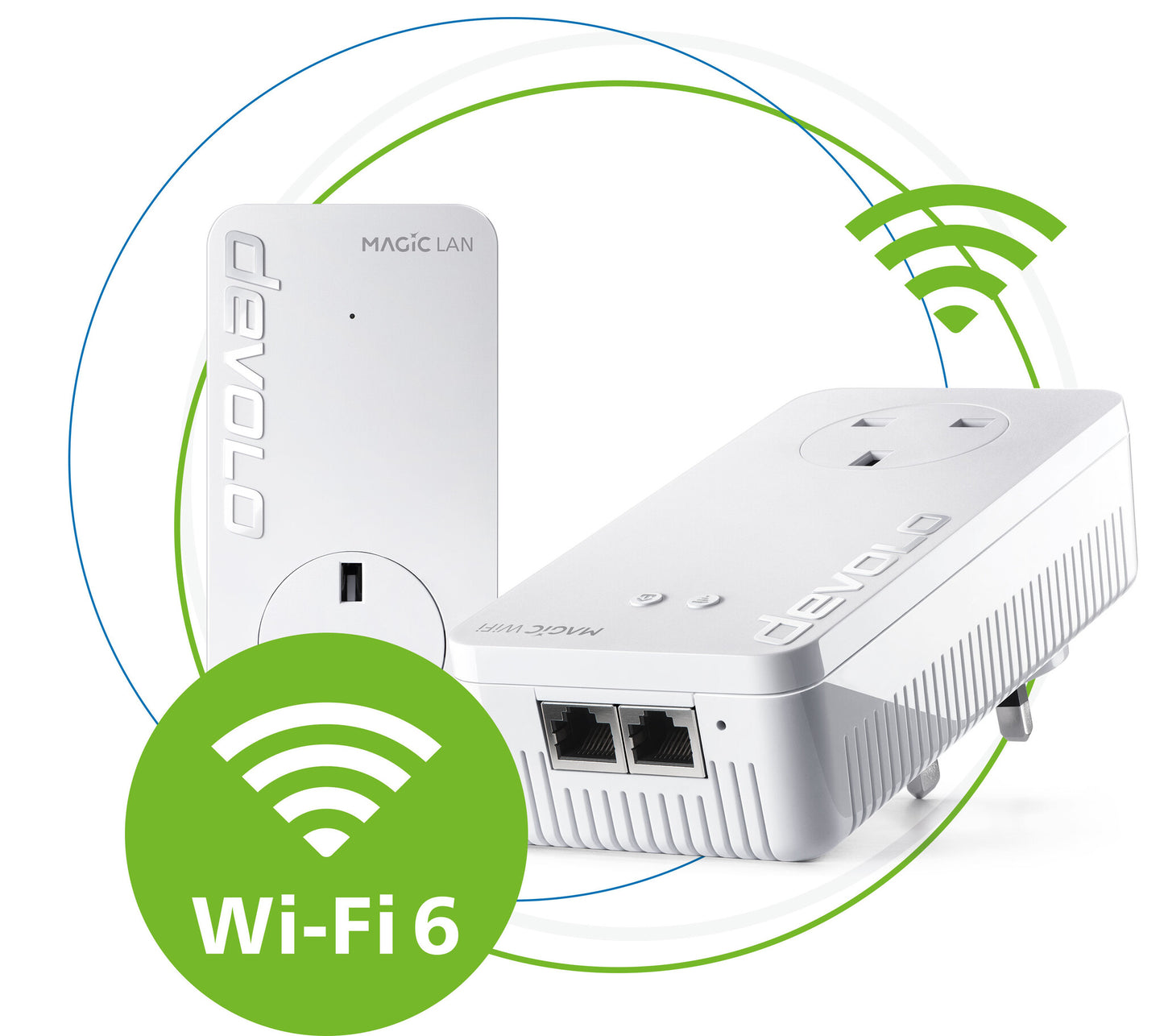 Devolo Magic 2 WiFi 6 2400 Mbit/s Ethernet LAN Wi-Fi White 2 pc(s)