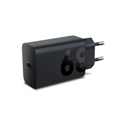 Lenovo 68W USB-C Wall Charger Tablet, Universal Black AC Indoor