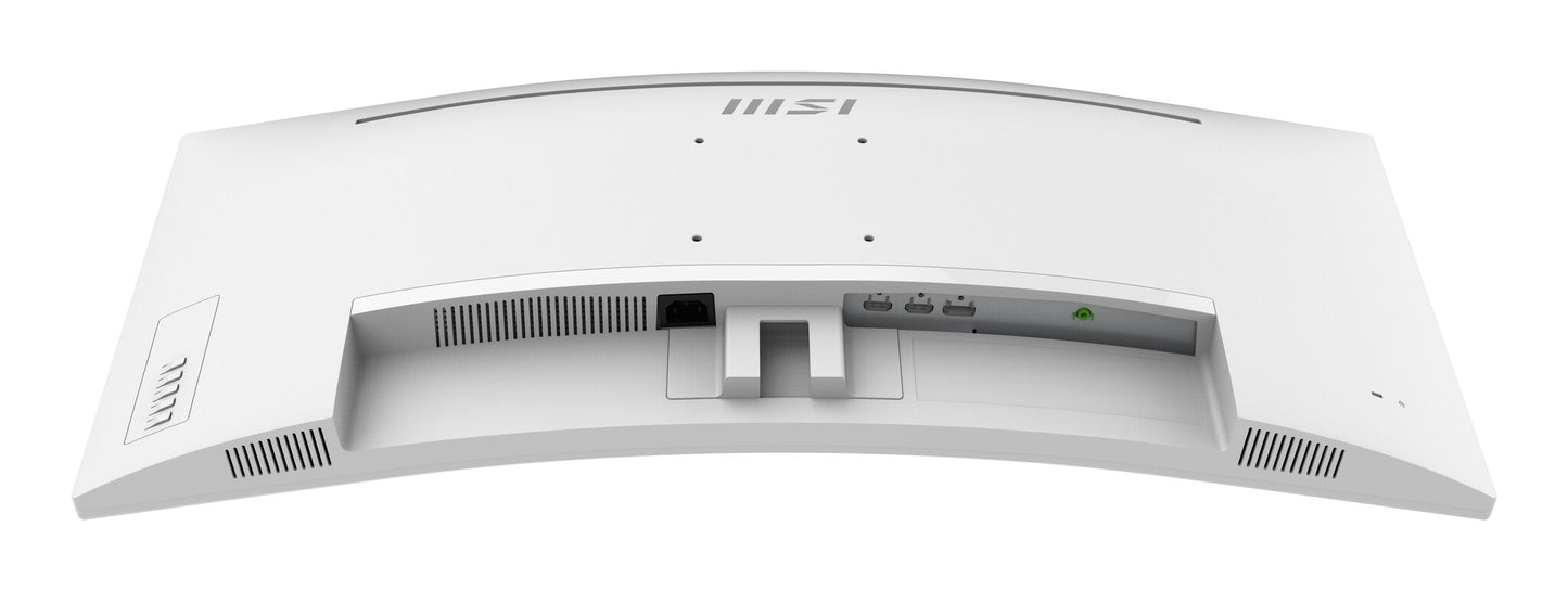 MSI Pro MP341CQW computer monitor 86.4 cm (34") 3440 x 1440 pixels UltraWide Quad HD White