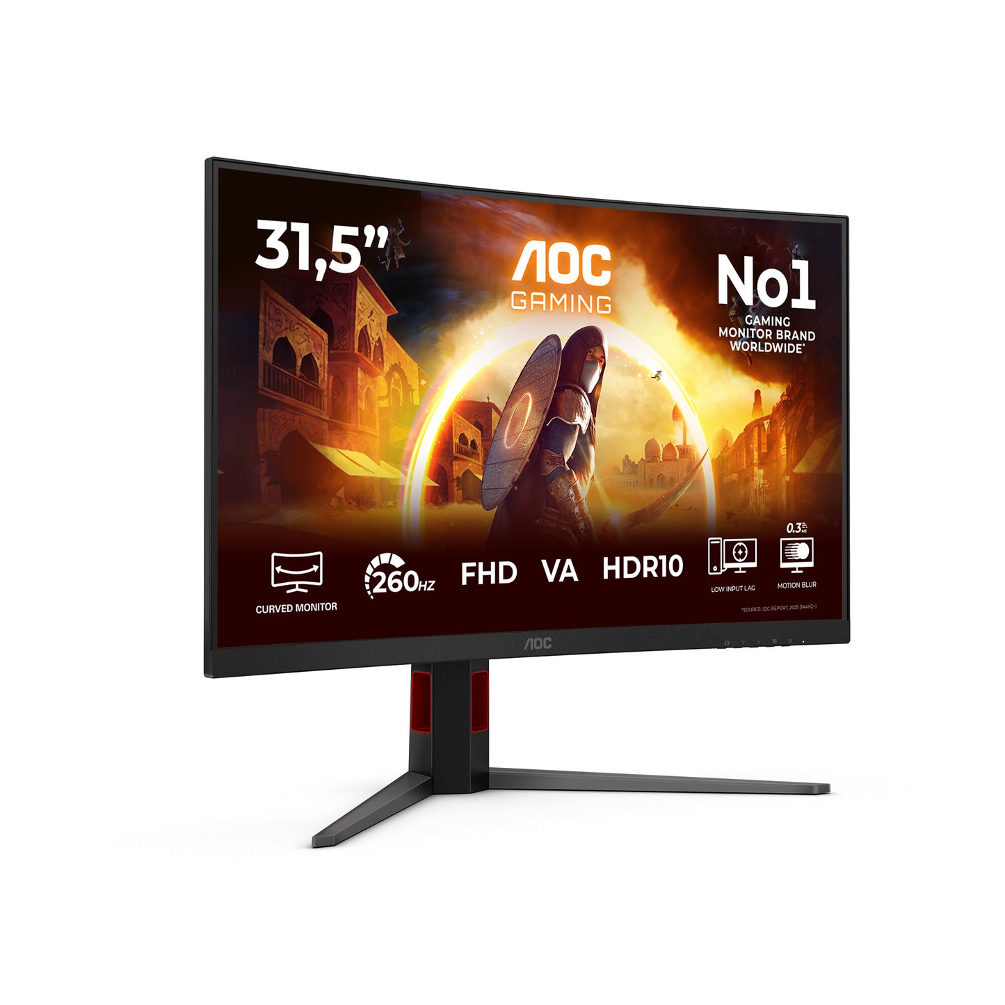 AOC G4 C32G4Z computer monitor 80 cm (31.5") 1920 x 1080 pixels Full HD LCD Black, Red