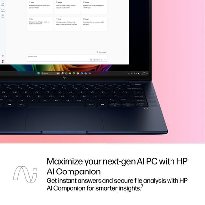 HP EliteBook X G1i Next Gen AI PC Copilot+ PC Intel Core Ultra 7 258V Laptop 35.6 cm (14") WUXGA 32 GB LPDDR5x-SDRAM 512 GB SSD Wi-Fi 7 (802.11be) Windows 11 Pro Blue
