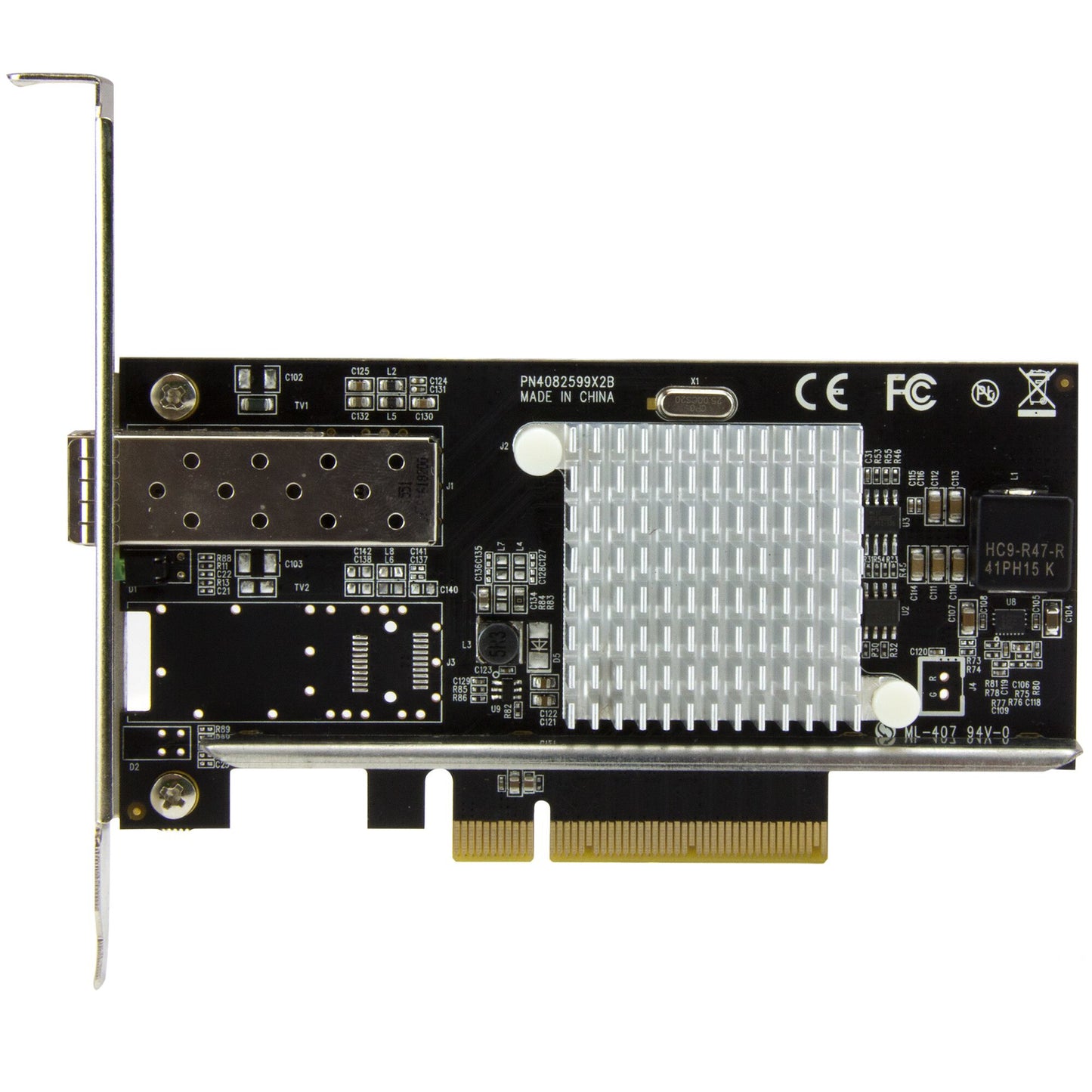 StarTech.com 1-Port 10G Open SFP+ Network Card - PCIe - Intel Chip - MM/SM