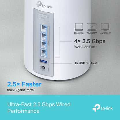 TP-Link BE9300 Whole Home Mesh Wi-Fi 7 System(Tri-Band)