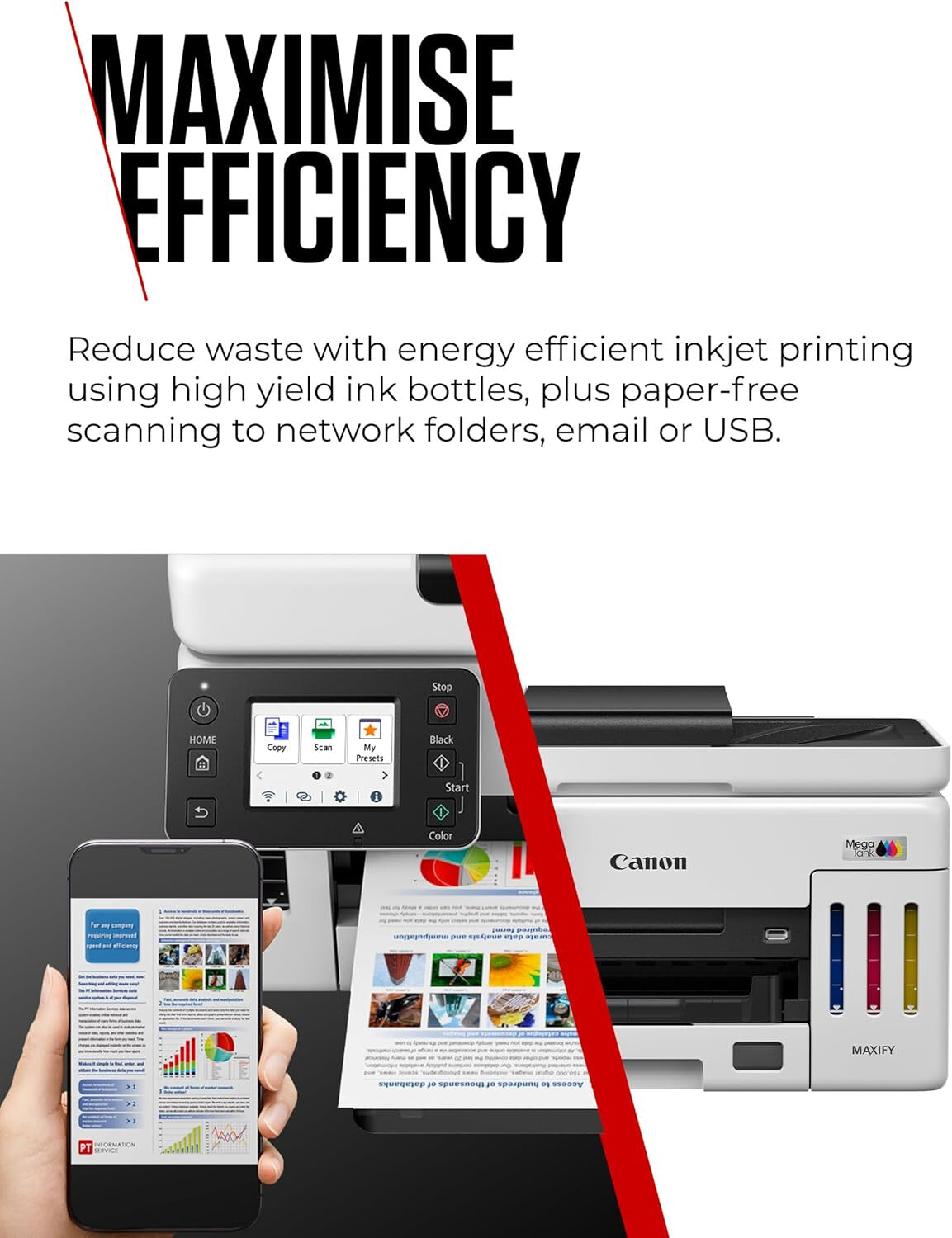 Canon MAXIFY GX6150 Inkjet A4 600 x 1200 DPI Wi-Fi