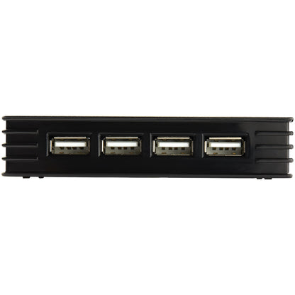 StarTech.com 4 Port Black USB 2.0 Hub