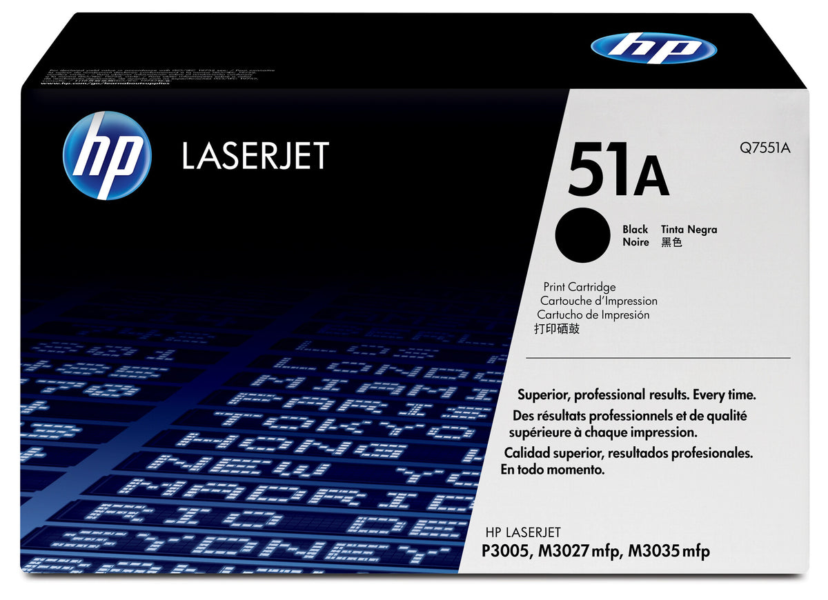 HP 51A black original LaserJet toner cartridge