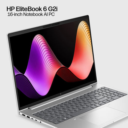 HP EliteBook 6 G2i 16 AI PC Intel Core 5 320 Laptop 40.6 cm (16") WUXGA 16 GB DDR5-SDRAM 512 GB SSD Wi-Fi 7 (802.11be) Windows 11 Pro Silver