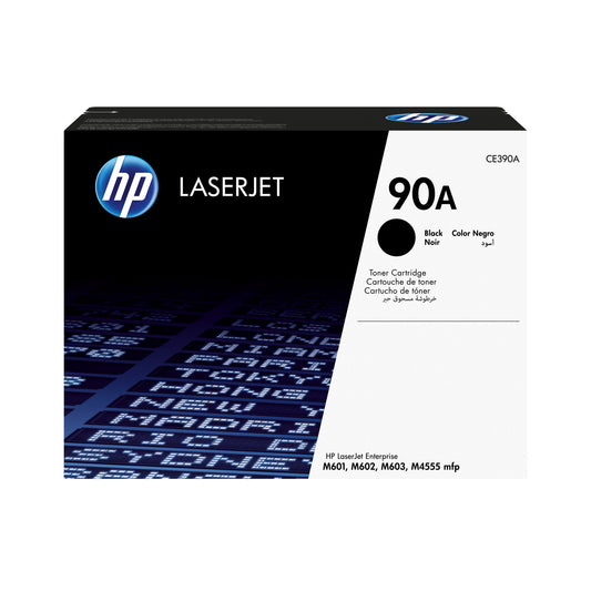HP 90A Black Original LaserJet Toner Cartridge