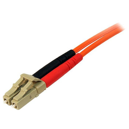 StarTech.com 2m Fiber Optic Cable - Multimode Duplex 50/125 - LSZH Fiber Jumper Cord - LC/LC