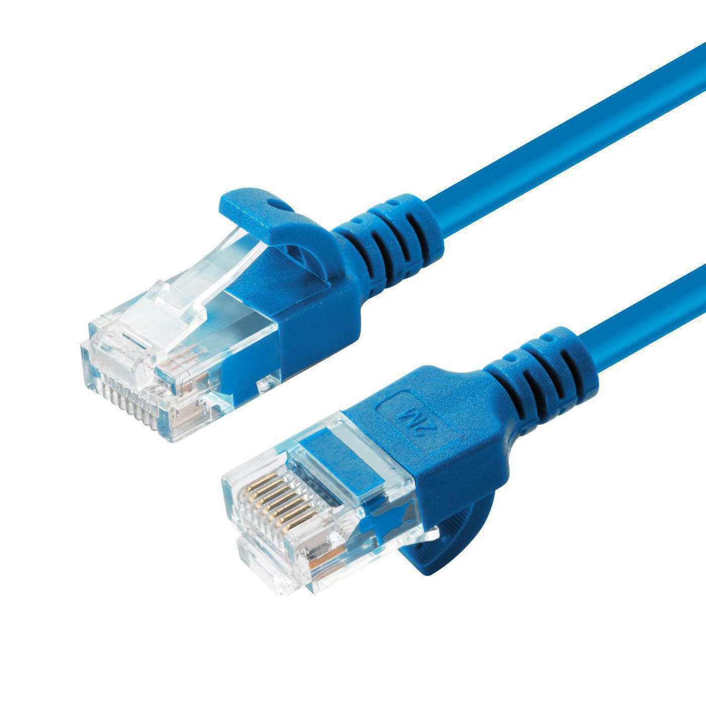 Microconnect V-UTP6A04B-SLIM networking cable Blue 4 m Cat6a U/UTP (UTP)