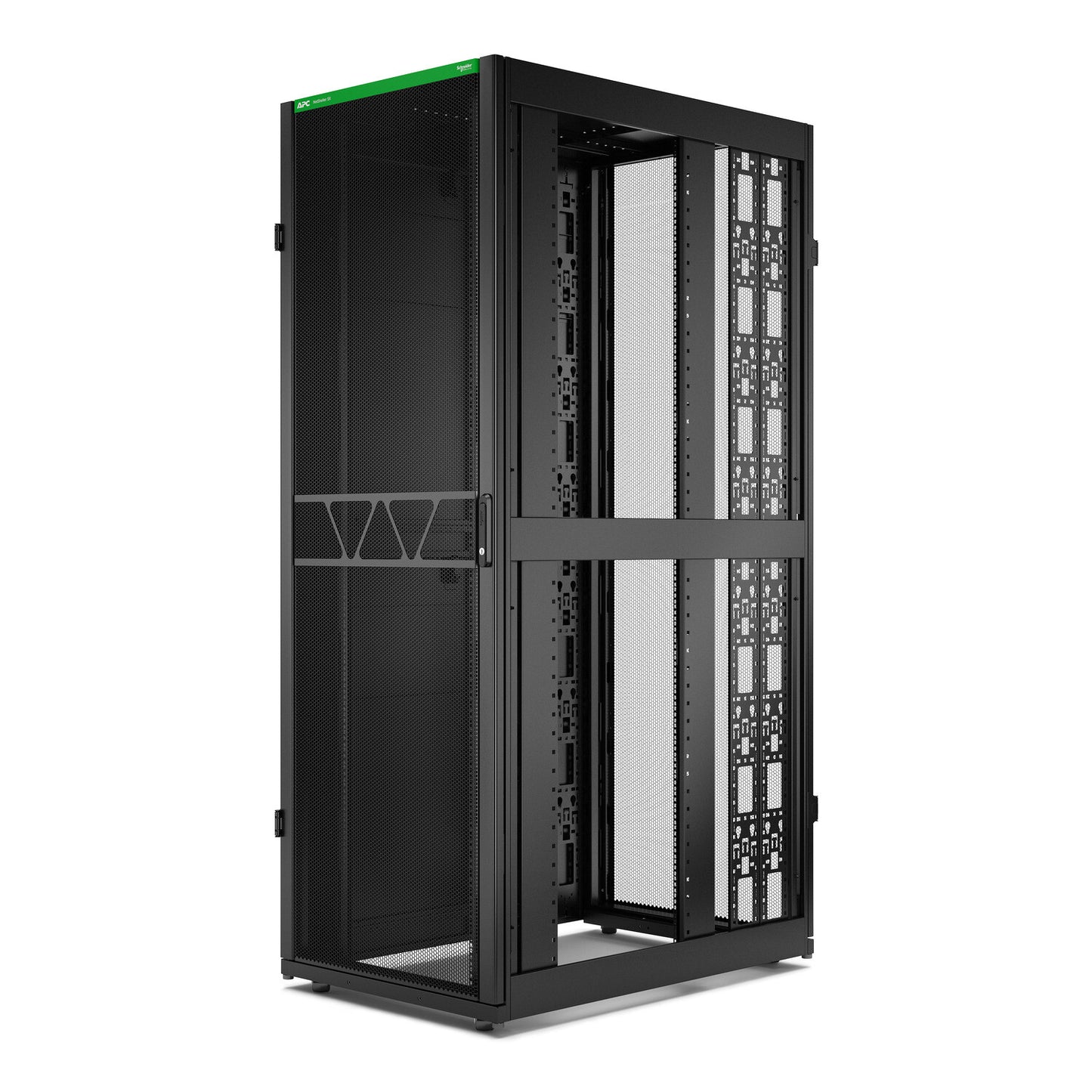 APC NetShelter SX Server Rack Gen 2, 48U, 2258H x 800W x 1200D mm, with Sides, Black