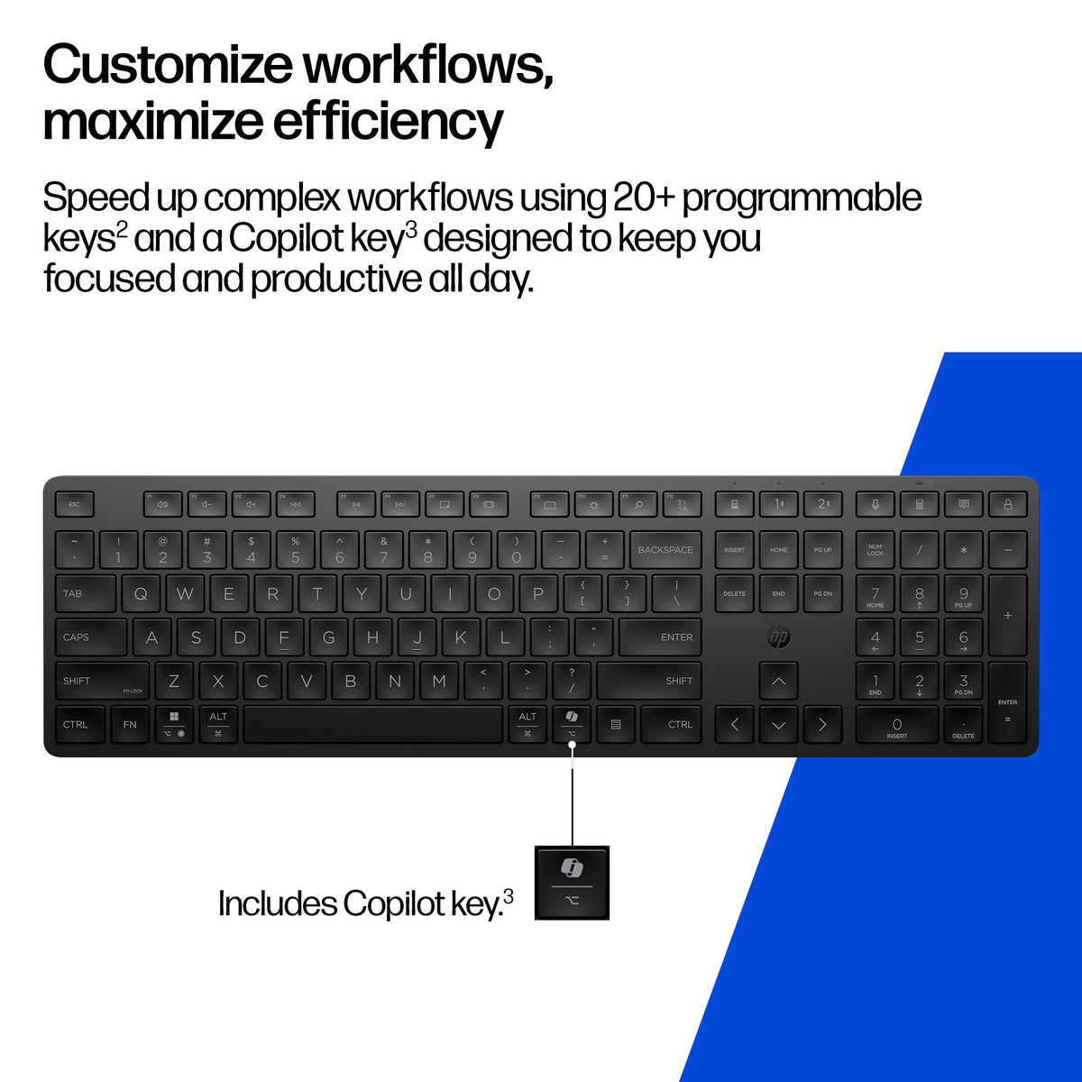 HP 495K Multi-Device Dual-Mode Keyboard