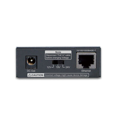 PLANET POE-172S network splitter Power over Ethernet (PoE) Black