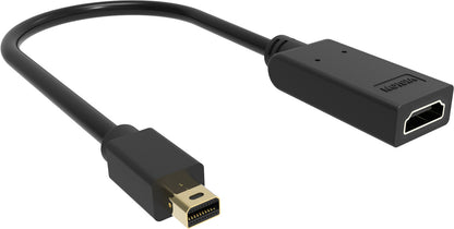 Vision TC-MDPHDMI/BL video cable adapter Mini DisplayPort HDMI Type A (Standard) Black