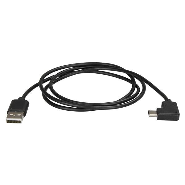 StarTech.com USB-A to USB-C Cable - Right-Angle - M/M - 1 m (3 ft.) - USB 2.0