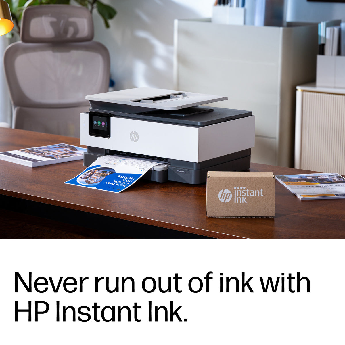 HP OfficeJet Pro 8135e Wireless All-in-One Color Printer, Instant Ink; Two-sided printing