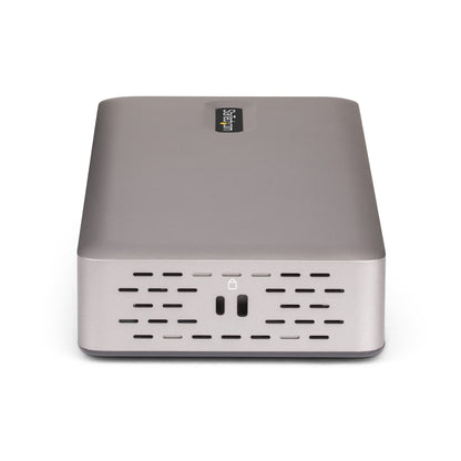 StarTech.com Triple-Monitor USB4 Docking Station, 4K 60Hz HDMI or DisplayPort, 100W Laptop Charging, 2.5GbE, USB-C Multi-Monitor Dock, Driverless