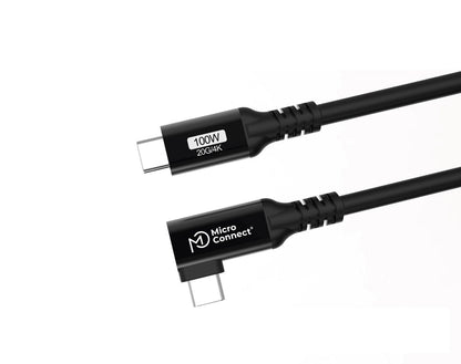 Microconnect USB3.2CC015-A USB cable USB 3.2 Gen 2x2 0.15 m USB C Black