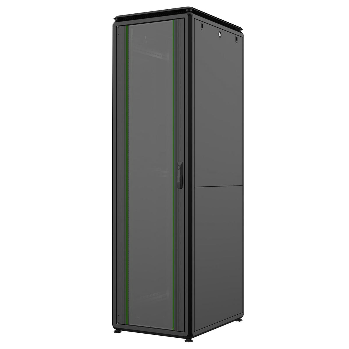 Lanview RDL42U68BL rack cabinet 42U Freestanding rack Black