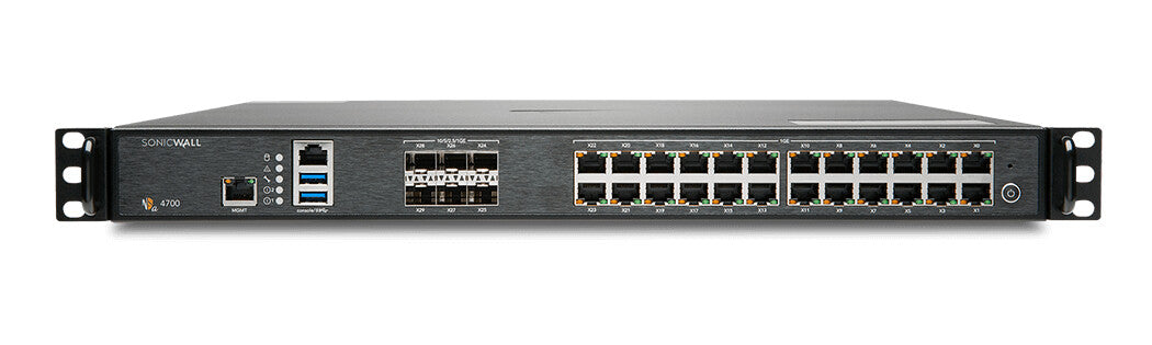 SonicWall NSA 4700 hardware firewall 18 Gbit/s