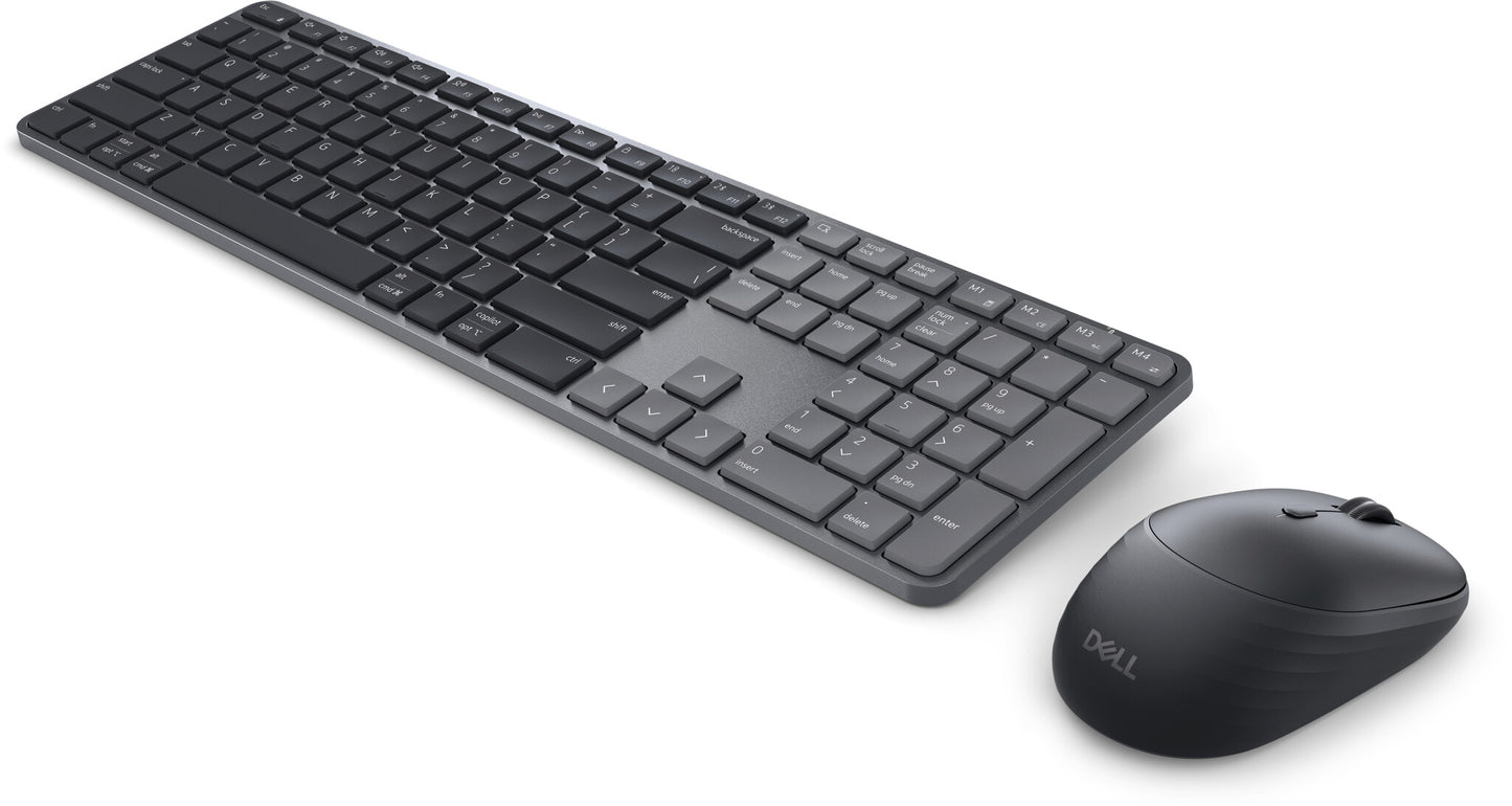 DELL Pro 7 Slim KM726 keyboard Mouse included Home/Office RF Wireless + Bluetooth Black
