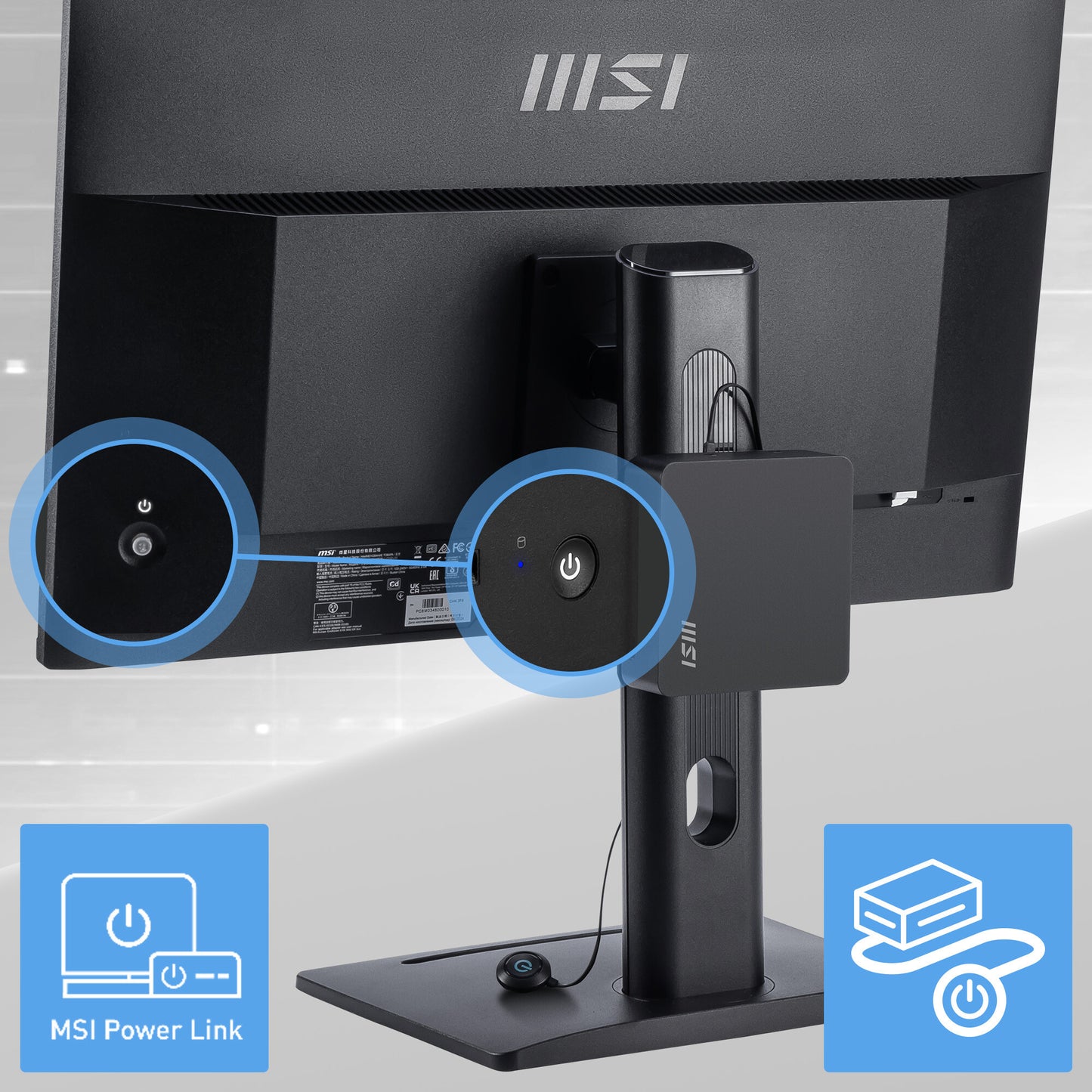 MSI Cubi NUC AI 1UMG Intel Core Ultra 5 125H , Barebone, NUC, SFF, Mini Computer, HTPC, (NO RAM, NO Storage, NO OS), Intel Graphics/DDR5/Dual ThunderBolt 4/Dual HDMI/Dual LAN/WiFi 6E/BT 5.3/VESA