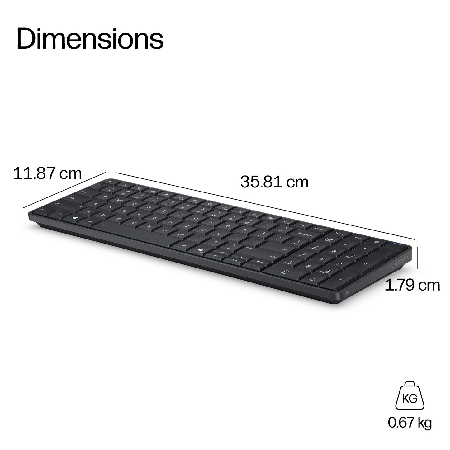 HP EliteBoard G1a Next Gen AI PC Copilot+ PC PRO 340 24 GB DDR5-SDRAM Windows 11 Pro Black
