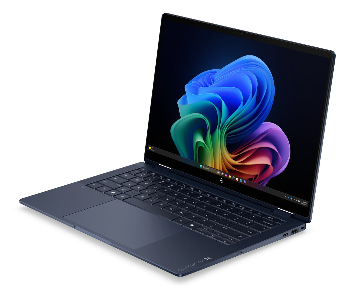 HP EliteBook X Flip G2i 14 inch Notebook Next Gen AI PC Wolf Pro Security Edition Copilot+ PC Intel Core Ultra 7 356H Hybrid (2-in-1) 35.6 cm (14") Touchscreen 3K 32 GB LPDDR5x-SDRAM 512 GB SSD Wi-Fi 7 (802.11be) Windows 11 Pro Blue