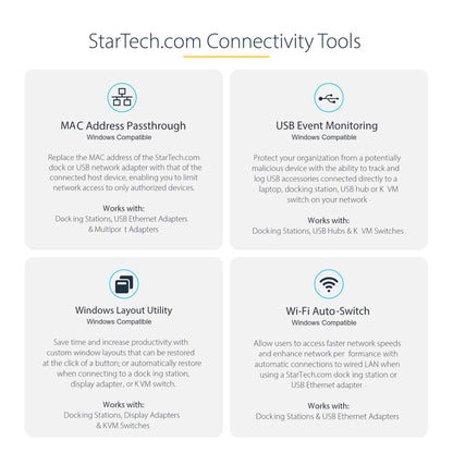 StarTech.com USB C Multiport Adapter 4K 60Hz HDMI Video, 3 Pt 5Gbps USB-A Hub, 100W USB Power Delivery Pass-Through/GbE/SD/MicroSD, 12"/30cm Cable, Travel Laptop Docking Station