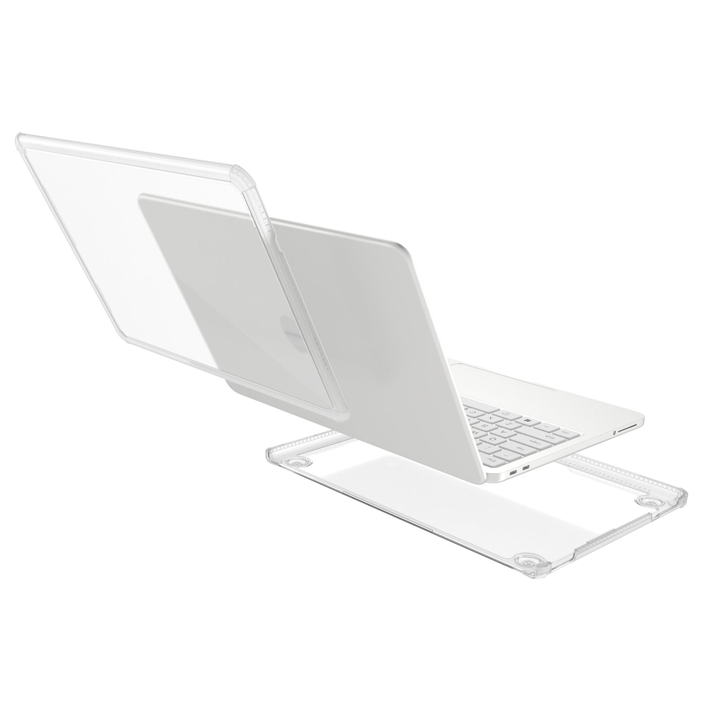 Techair TAMHS003 Protective Hard Shell case for Macbook Neo 2026, clear