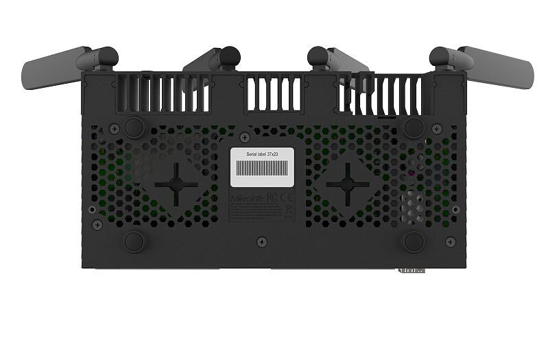 Mikrotik RB4011iGS+5HacQ2HnD-IN wireless router Gigabit Ethernet Dual-band (2.4 GHz / 5 GHz) Black