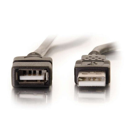 C2G 9.8ft (3m) USB 2.0 A Male to A Female Extension Cable - Black