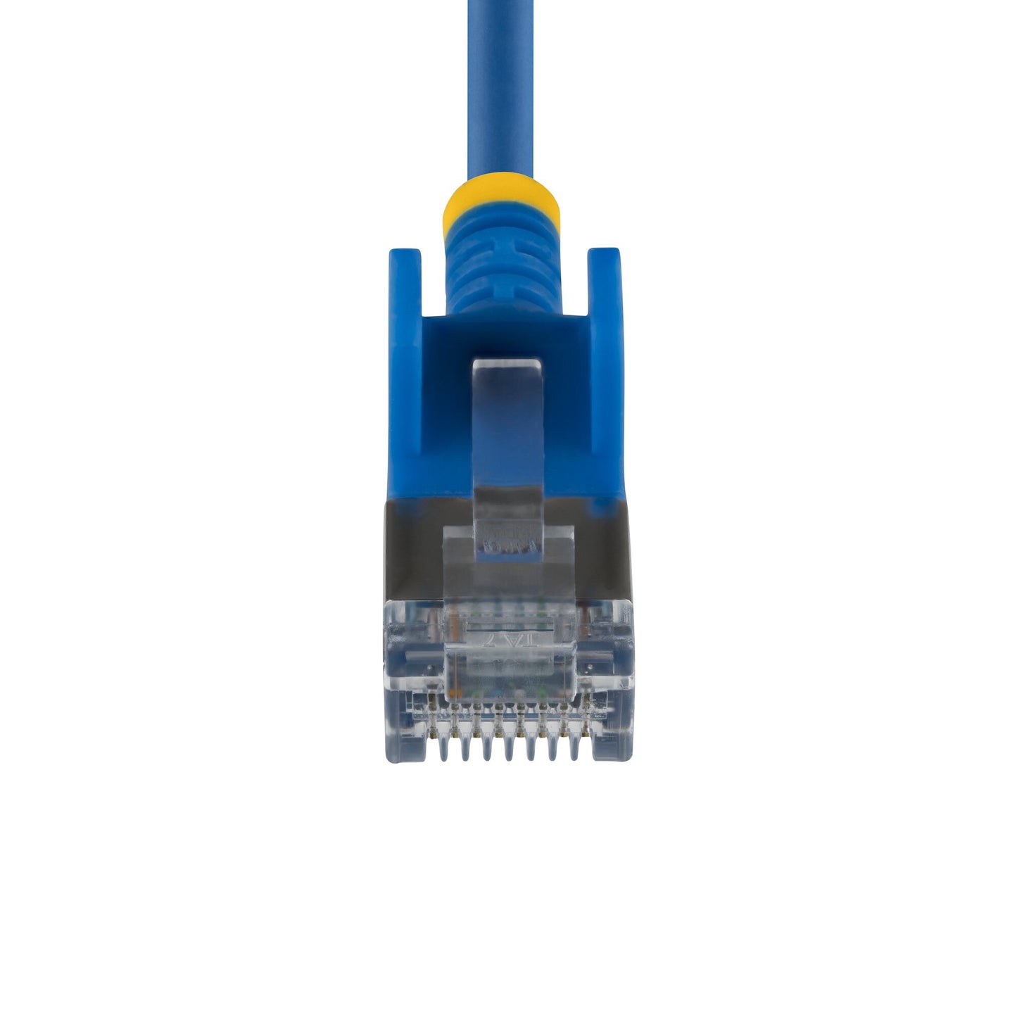 StarTech.com 1.5m Blue Ultra Slim Cat6A Ethernet Cable, Snagless, FTP, Pure Bare Copper Wire, 34AWG Slim RJ45 Network Patch Cord, Individually Tested