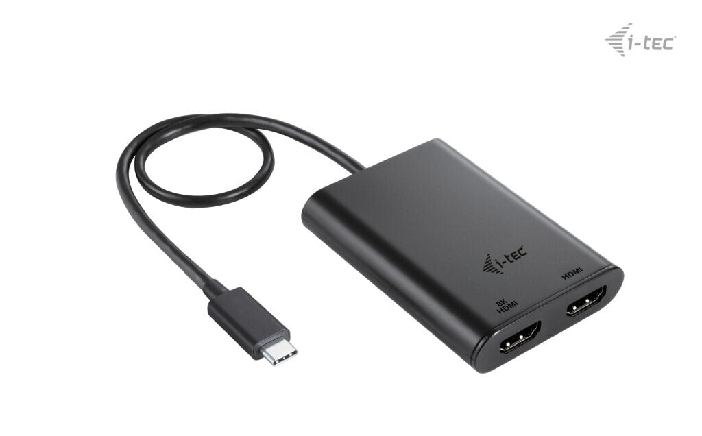 i-tec USB-C Dual 4K/60Hz (single 8K/30Hz) HDMI Video Adapter