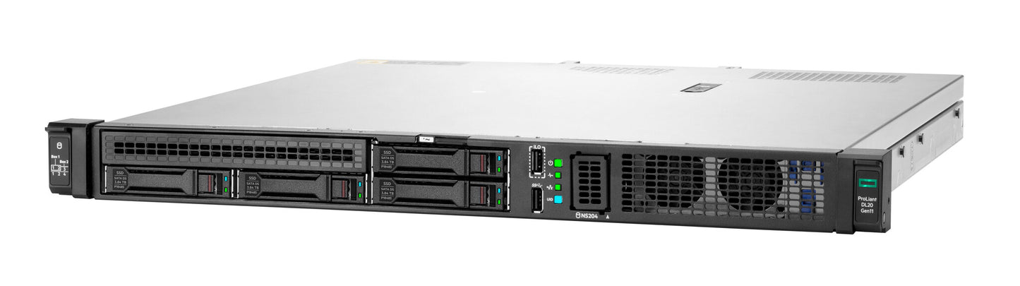 HPE ProLiant DL20 Gen11 6333P 3.1GHz 6c 1P 1x32GB-U 4SFF NS204i-u VROC 1x800W PS EU Server