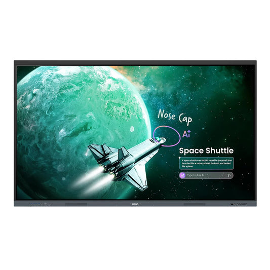 BenQ RE8605E interactive whiteboard 2.18 m (86") 3840 x 2160 pixels Touchscreen Black USB
