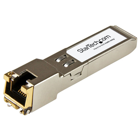 StarTech.com Arista Networks SFP-1G-T Compatible SFP Module - 1000BASE-T - SFP to RJ45 Cat6/Cat5e - 1GE Gigabit Ethernet SFP - RJ-45 100 m, Copper, 1250 Mbit/s