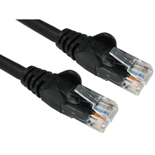 Cables Direct 2m Economy Gigabit Networking Cable - Black